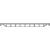 Horisontalbalk 3,50 meter (förstärkt)